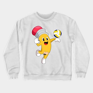 Pencil Volleyball player Volleyball Crewneck Sweatshirt